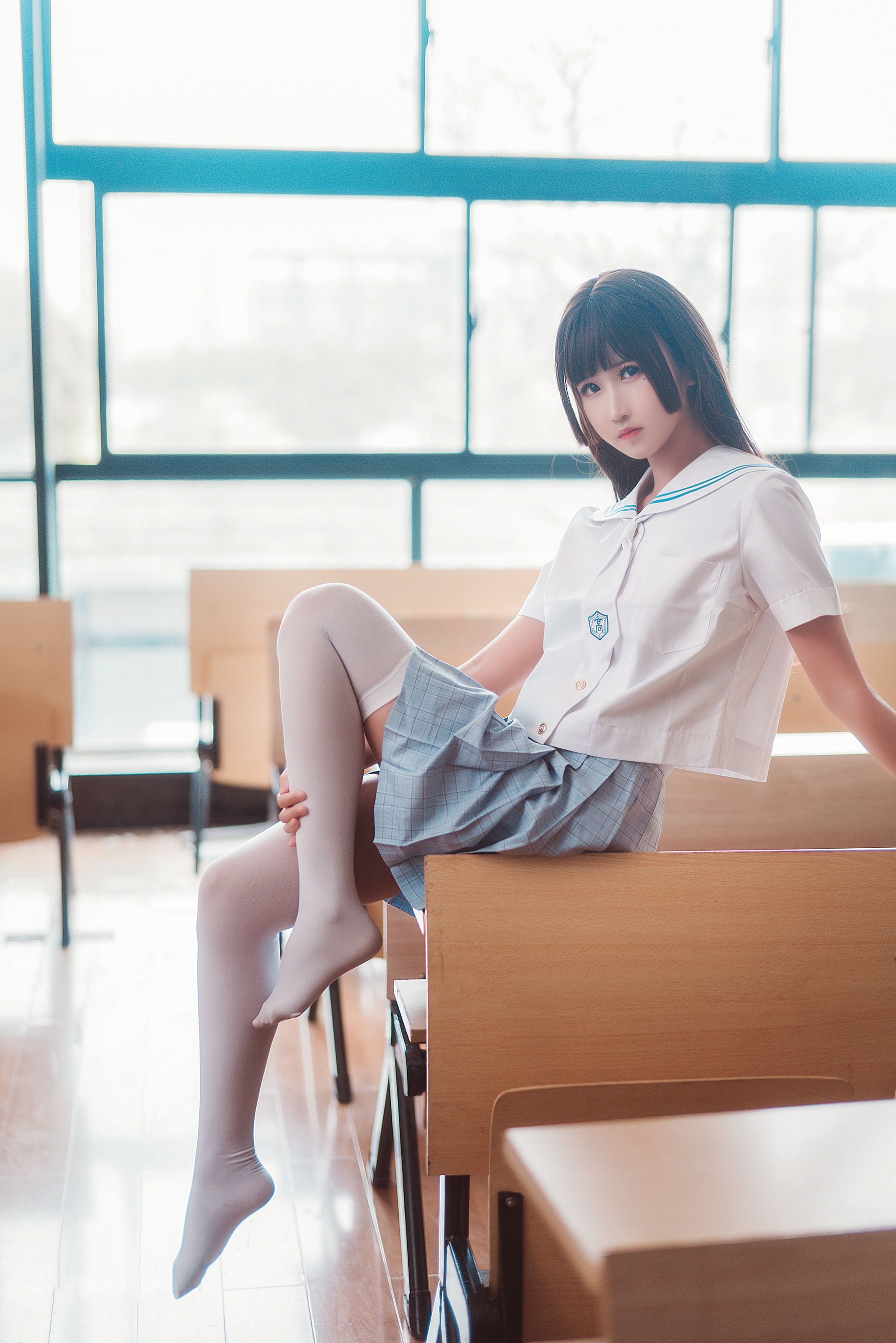 图片[1]-[喵糖映画]VOL.430 教室JK[32P]-XikXak